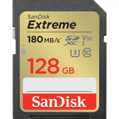 SanDisk Extreme SD UHS-I R180/W90 128 GB