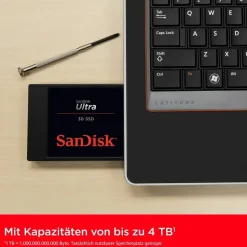 SanDisk Ultra 3D 4 TB SATA III Schwarz