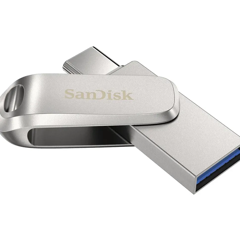 SanDisk Ultra Dual Drive Luxe 1 TB silber USB-C 3.1