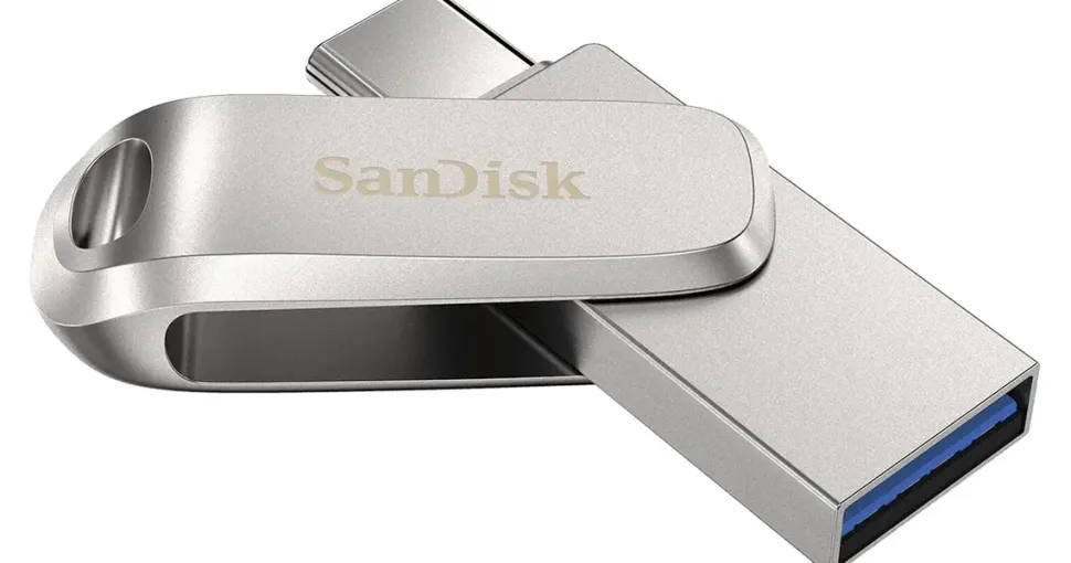 SanDisk Ultra Dual Drive Luxe 1 TB silber USB-C 3.1