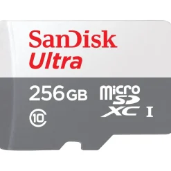 SanDisk Ultra microSD UHS-I 100 MB/s + SD Adapter 256 GB