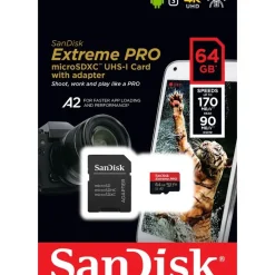 SanDisk Ultra microSD UHS-I U1 A1 140 MB/s + SD Adapter 128 GB