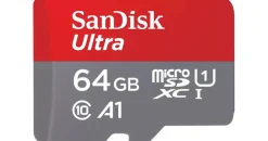 SanDisk Ultra microSD UHS-I U1 A1 140 MB/s + SD Adapter 64 GB