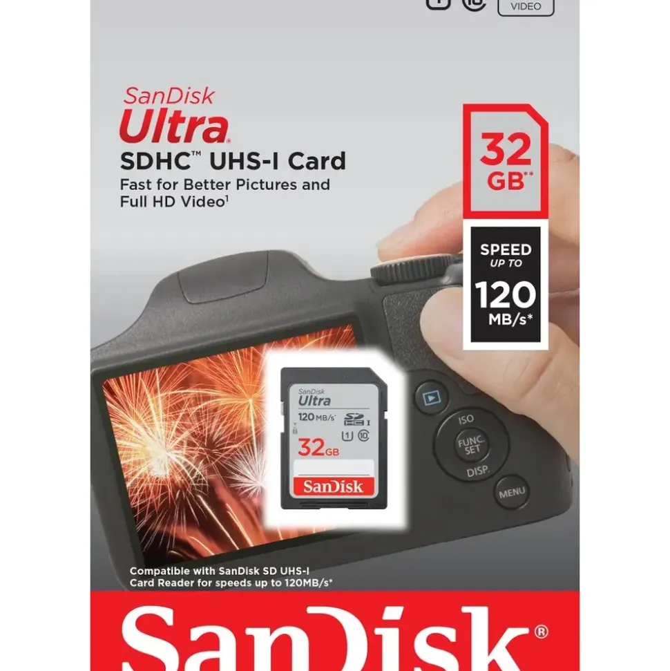 SanDisk Ultra SDHC/SDXC UHS-I 120 MB/s 32 GB