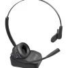 SBS Kabelloses Mono-Headset mit Ladestation Schwarz