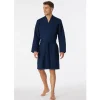 SCHIESSER Essentials Bademantel Blau M