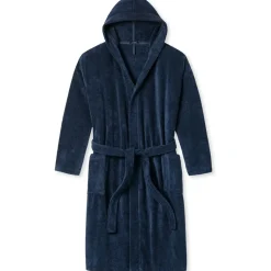 SCHIESSER Essentials Bademantel Blau M