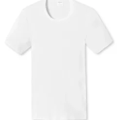 SCHIESSER Herren T-Shirt Weiß