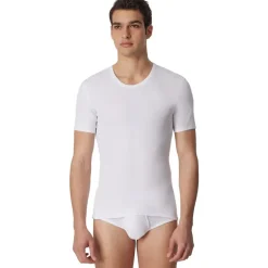 SCHIESSER Herren T-Shirt Weiß