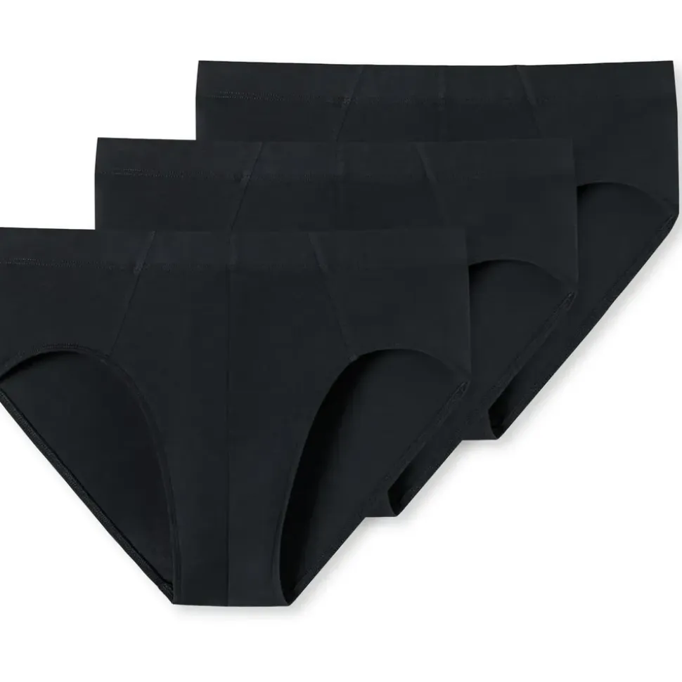 SCHIESSER Minislip 95/5 schwarz L 3er Pack