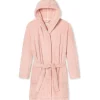 SCHIESSER Morgenmantel Teddy-Fleece Comfort-Fit rosa L