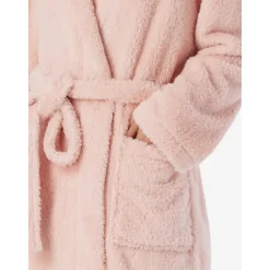 SCHIESSER Morgenmantel Teddy-Fleece Comfort-Fit rosa L