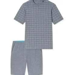 SCHIESSER Pyjama Selected Premium Jacquard Grau M (50)