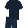 SCHIESSER Shorty Basic blau 58