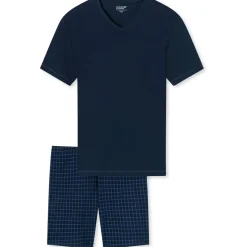 SCHIESSER Shorty Basic blau 58