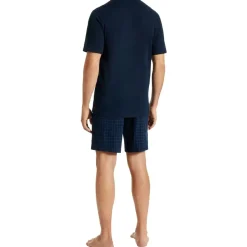 SCHIESSER Shorty Basic blau 58