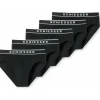 SCHIESSER Slip 5er Pack Schwarz / Weiß XL