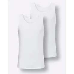 SCHIESSER Unterhemd 2er Pack | Gr. 7,