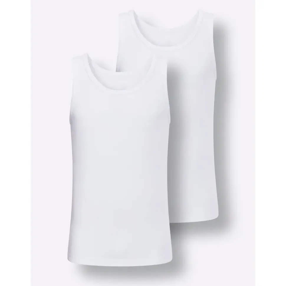 SCHIESSER Unterhemd 2er Pack | Gr. 7,