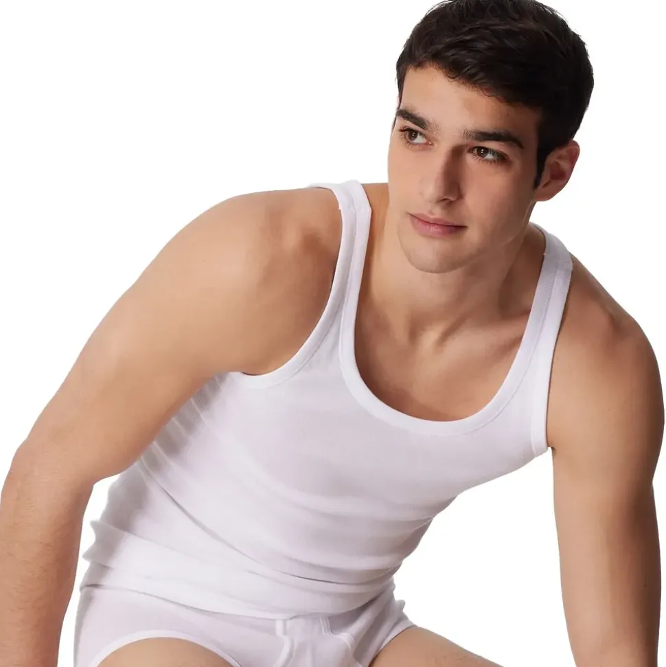 SCHIESSER Unterhemd 2er-Pack weiß