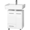 Schildmeyer Waschbeckenunterschrank 50 x 63,5 x 32,5 cm Weiß