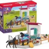 Schleich Horse Club Pferdebox mit Stute und Fohlen 42611