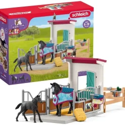 Schleich Horse Club Pferdebox mit Stute und Fohlen 42611
