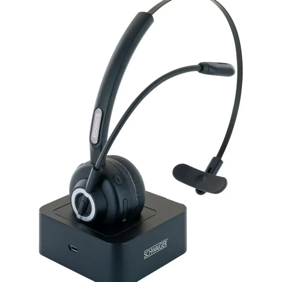 Schwaiger Headset Mono Bluetooth (Schwarz)