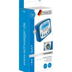Schwaiger SAT-Finder SF80 531 m. LCD-Display Blau