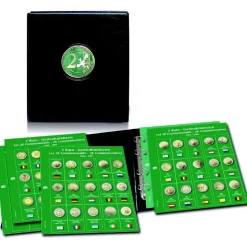 Schwäbische Albumfabrik Euromünzensammelalbum für alle 2-Euro-Münzen, 2011-2014