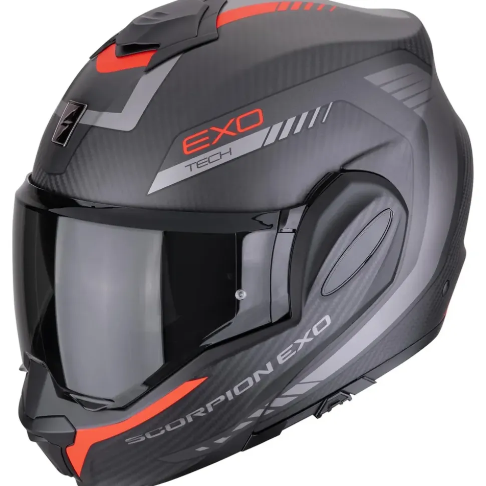 Scorpion EXO-TECH EVO CARBON COSY Matt Schwarz/Rot M