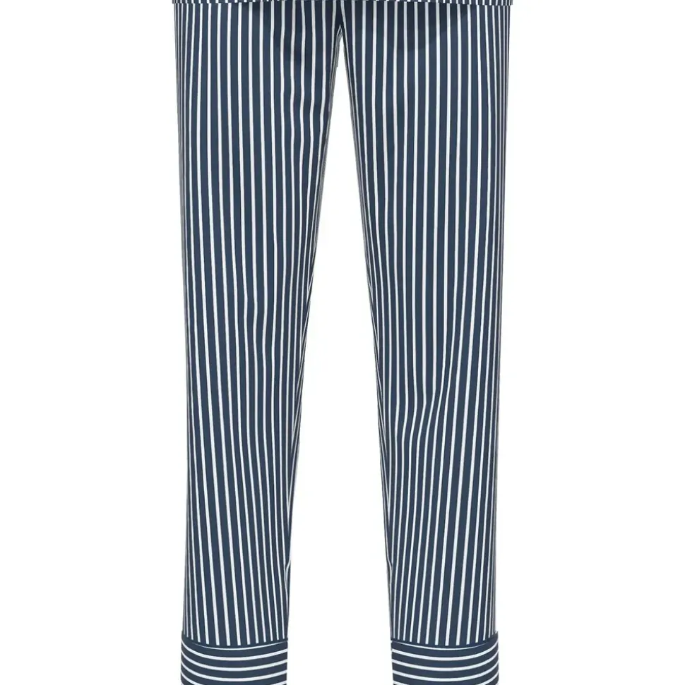Seidensticker Pyjama bunt Dunkelblau 58