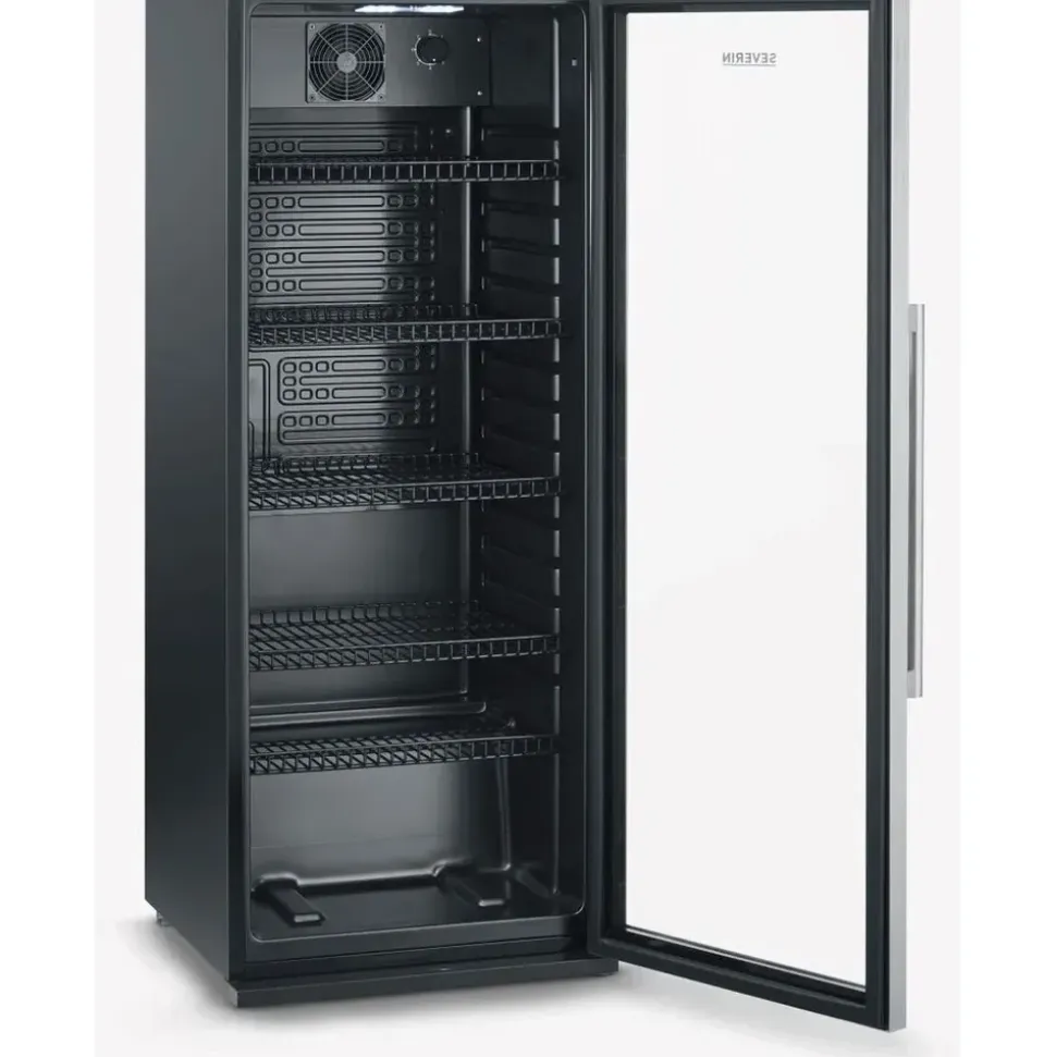 Severin FKS 8841 Getränkekühlschrank (237 l, 1410 mm hoch, Schwarz)