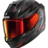Shark D-Skwal 3 Blast-R Schwarz/Grau/Rot L