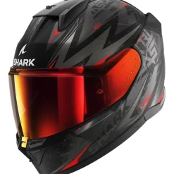 Shark D-Skwal 3 Blast-R Schwarz/Grau/Rot L