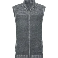 Sieh an! Strickweste Grau 58