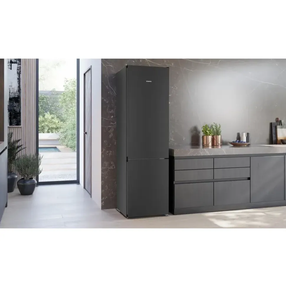 Siemens iQ300 KG39N2XAG Kühl-Gefrierkombination (363 l, 2030 mm hoch, Dark Inox)