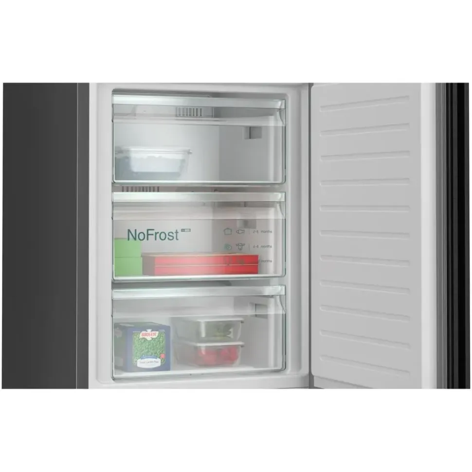 Siemens iQ300 KG39N2XAG Kühl-Gefrierkombination (363 l, 2030 mm hoch, Dark Inox)