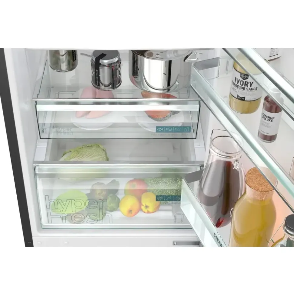 Siemens iQ300 KG39N2XAG Kühl-Gefrierkombination (363 l, 2030 mm hoch, Dark Inox)