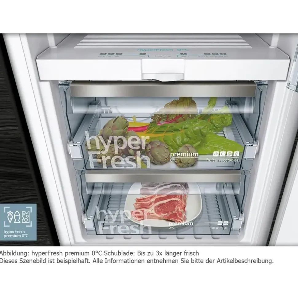 Siemens iQ700 KI51FADE0 Einbaukühlschrank (220 l, 1387 mm hoch)