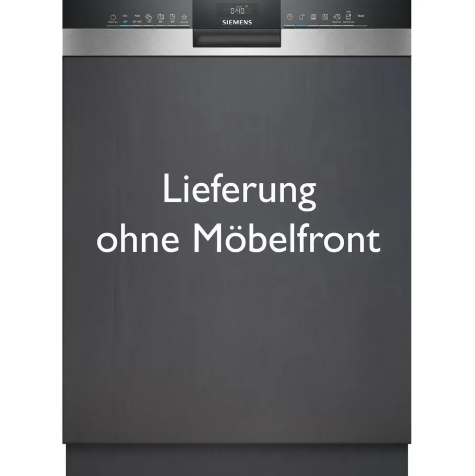 Siemens iQ300 SN53ES22CE Einbau-Geschirrspüler (teilintegrierbar, 598 mm breit, Edelstahl)