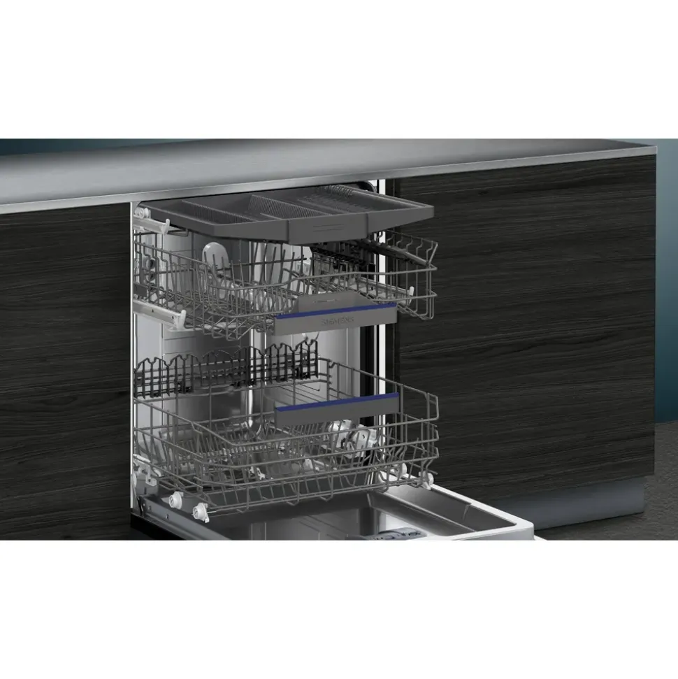 Siemens iQ300 SN53ES22CE Einbau-Geschirrspüler (teilintegrierbar, 598 mm breit, Edelstahl)