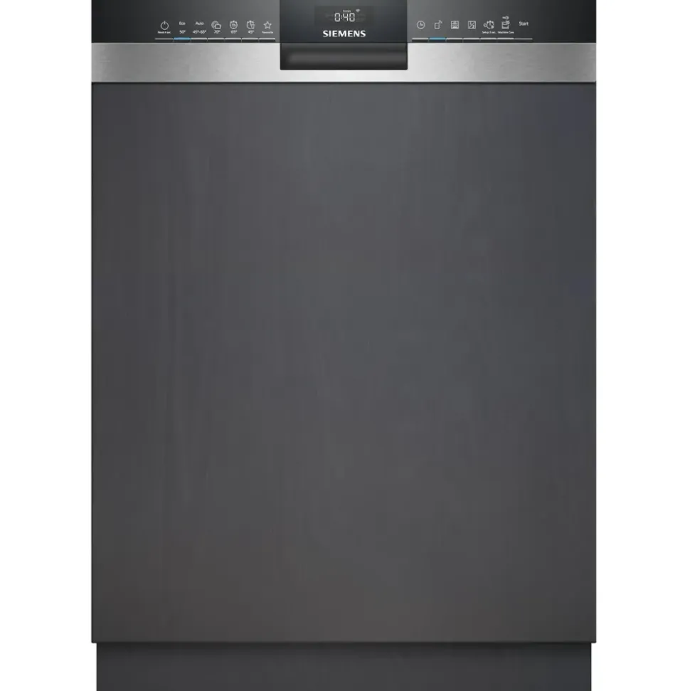 Siemens iQ300 SN53HS03TE Einbau-Geschirrspüler (teilintegrierbar, 598 mm breit, Edelstahl)