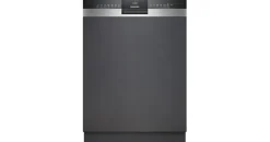 Siemens iQ300 SN53HS03TE Einbau-Geschirrspüler (teilintegrierbar, 598 mm breit, Edelstahl)