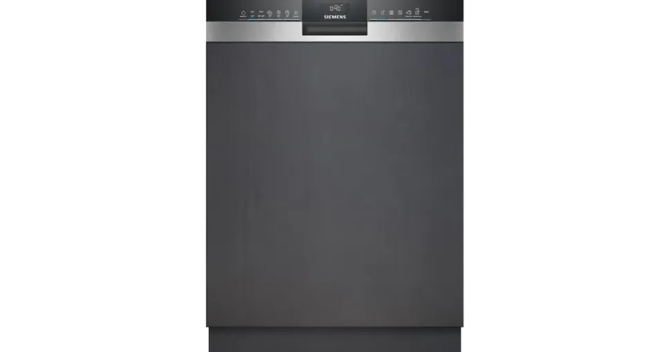 Siemens iQ300 SN53HS03TE Einbau-Geschirrspüler (teilintegrierbar, 598 mm breit, Edelstahl)
