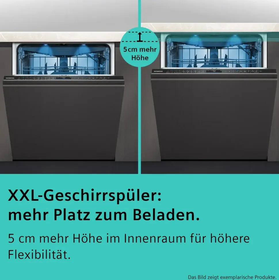 Siemens iQ300 SX73EX22CE Einbau-Geschirrspüler (vollintegrierbar, 598 mm breit)