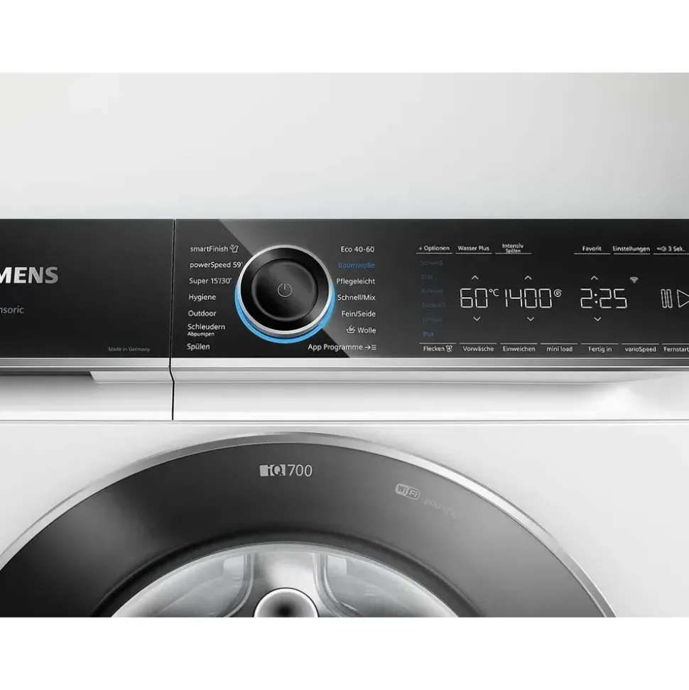 Siemens iQ700 WG44B2040 Waschmaschine (9 kg, 1400 U/min)