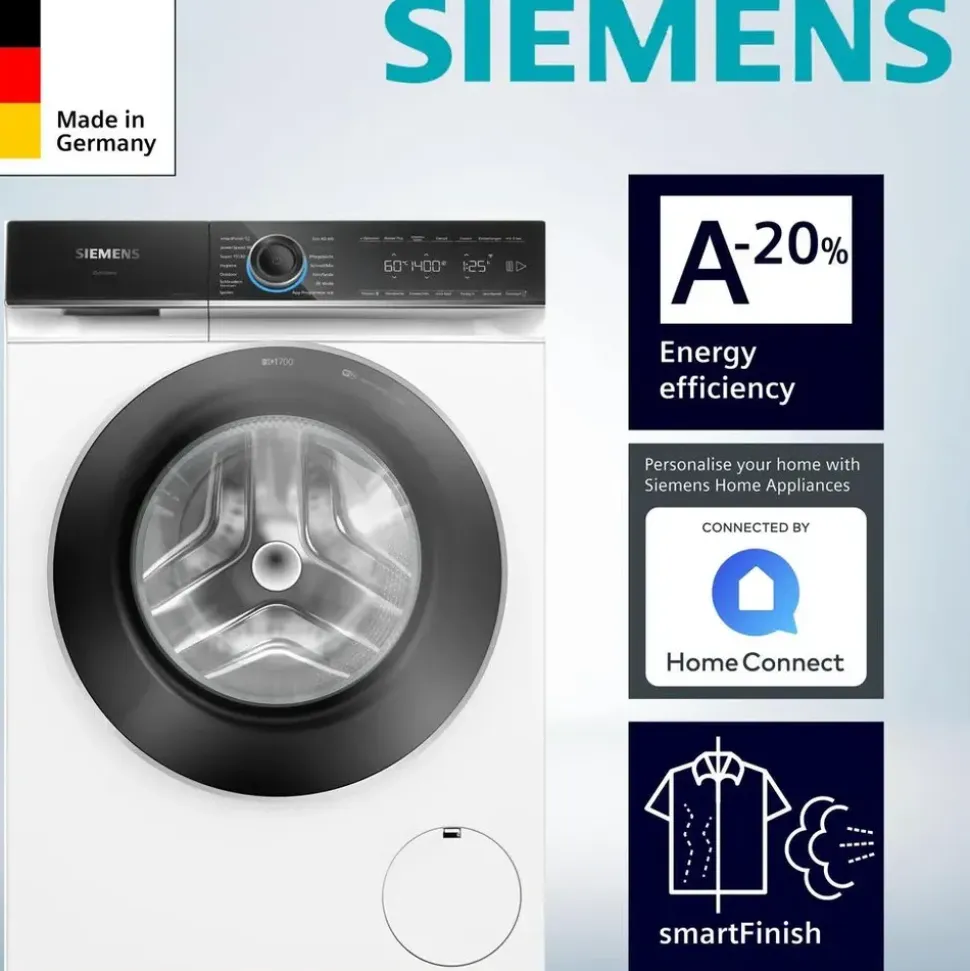 Siemens iQ700 WG44B2040 Waschmaschine (9 kg, 1400 U/min)