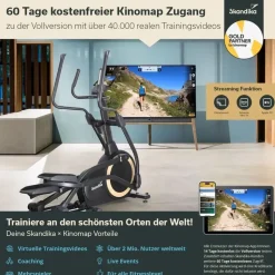 Skandika Crosstrainer Carbon P25-G Schwarz