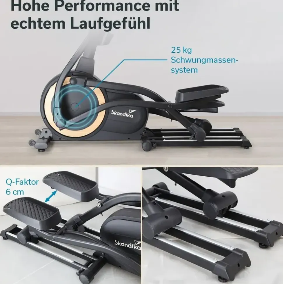 Skandika Crosstrainer Carbon P25-G Schwarz